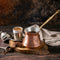 Grape Design Copper Coffee Pot